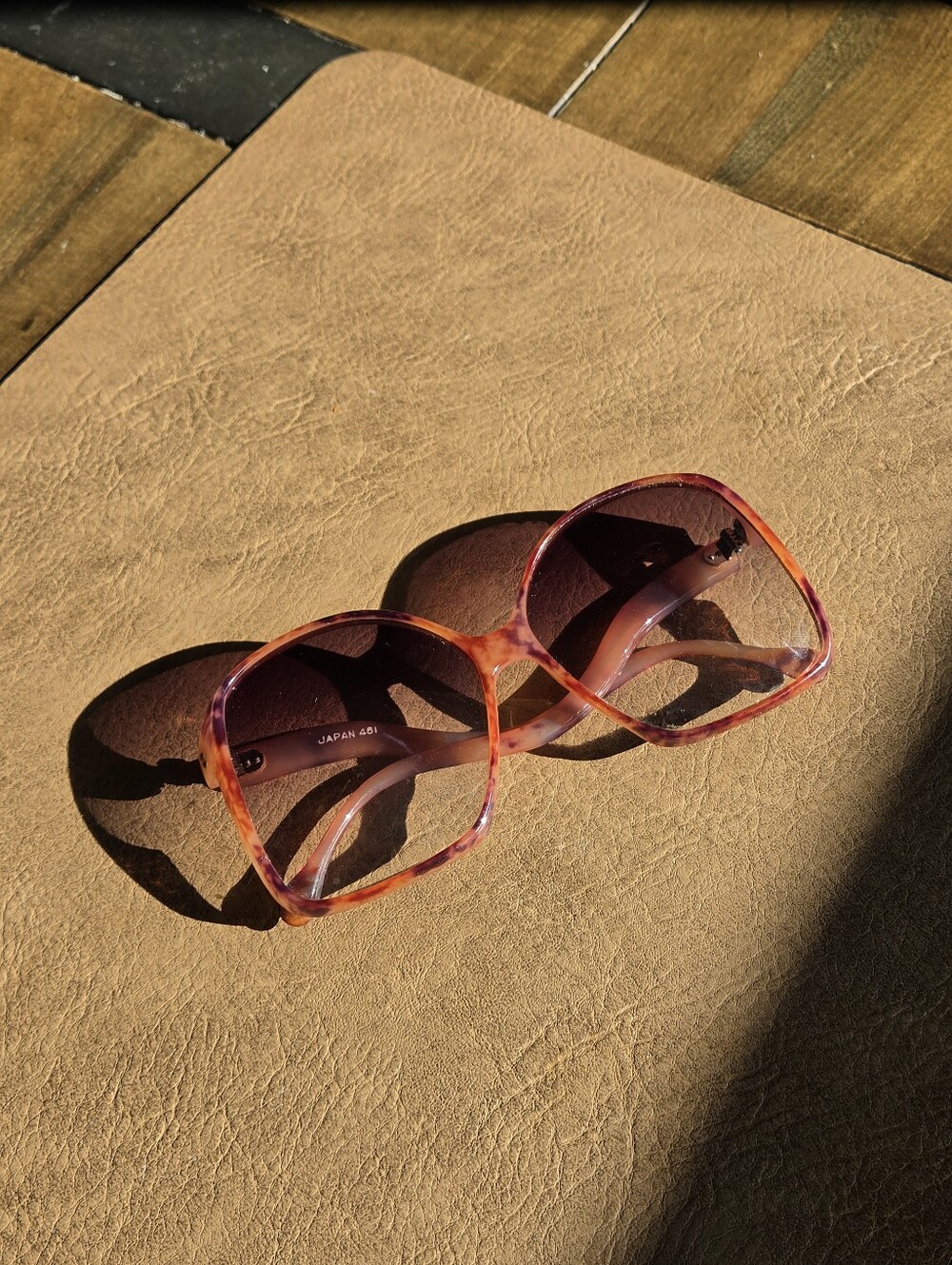 Vintage 1970s Oversized Tortoiseshell Sunglasses Made in Japan 481 - Picture 13 of 13